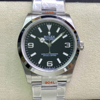 AAA Replica Rolex Explorer M124270-0001 36MM EW Factory Stainless Steel Black Dial Mens Watch