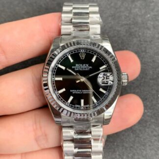 AAA Replica Rolex Datejust M178274-0034 GS Factory Stainless Steel Strap Ladies Watch