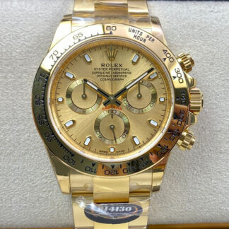 AAA Replica Rolex Daytona M116508-0003 BT Factory Gold Dial Mens Watch