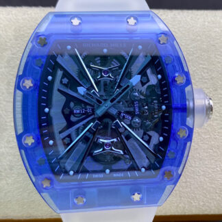 AAA Replica Richard Mille RM12-01 RM Factory Tourbillon Sapphire Clear Version Mens Watch