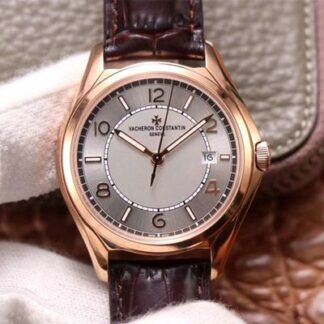 AAA Replica Vacheron Constantin Fiftysix 4600E/000R-B441 ZF Factory Rose Gold Mens Watch