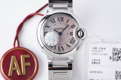 AAA Replica Ballon Bleu De Cartier AF Factory Mother-Of-Pearl Dial Ladies Watch