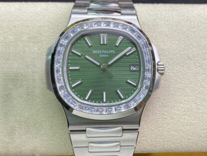 AAA Replica Patek Philippe Nautilus 5711/1300A-001 3K Factory Green Dial Mens Watch