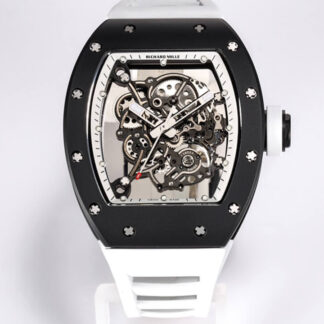 AAA Replica Richard Mille RM-055 BBR Factory Rubber Strap Mens Watch