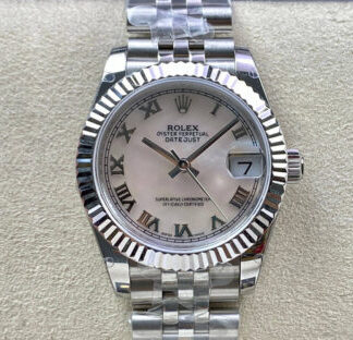 AAA Replica Rolex Datejust 178384 31MM EW Factory Stainless Steel Ladies Watch
