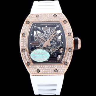AAA Replica Richard Mille RM035 Americas KV Factory Rose Gold Diamond Case Mens Watch