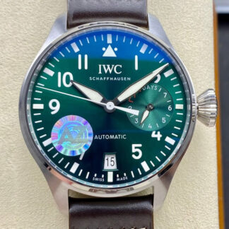 AAA Replica IWC Pilot IW501015 AZ Factory Green Dial Mens Watch