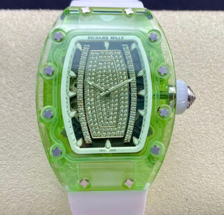 AAA Replica Richard Mille RM07-02 RM Factory Diamond Dial Ladies Watch | aaareplica.is